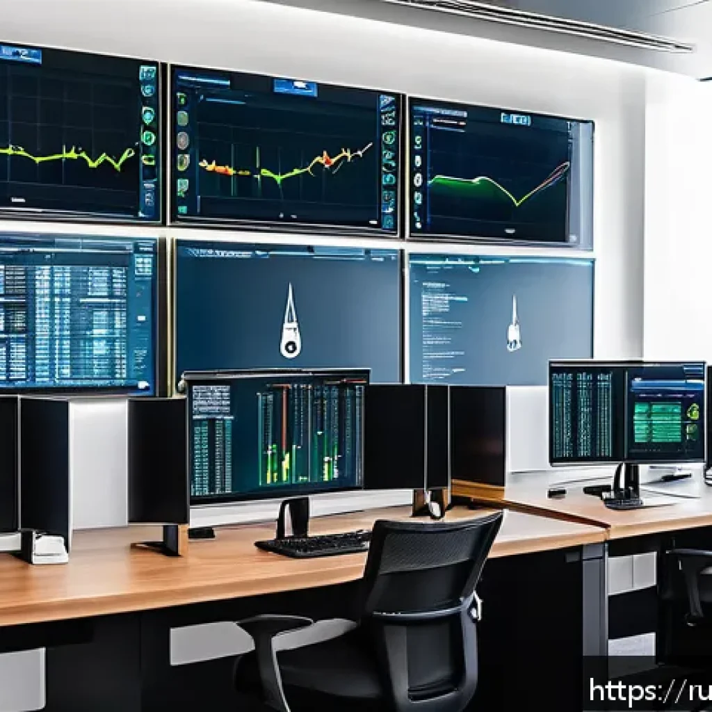 패스워드 관리 시스템의 법적 규제 - A modern corporate office environment in Moscow, Russia, showcasing cybersecurity professionals work...